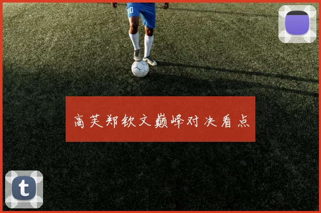 高芙郑钦文巅峰对决看点